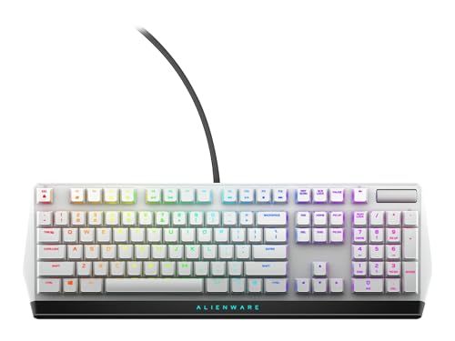 Alienware AW510K Clavier rétroéclairé USB commutateur : CHERRY MX Low Profile lunar pour Alienware Area 51 Aurora Aurora R10 Aurora R9 M15 M17 G5 5090 XPS 8940 - vue 6