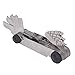 ViaGasaFamido Screw Pitch Cutting Gauge Metric Imperial Screw Gauge 55 Degree Metric 60 Degree Thread Pitch Gauge Caliper Gages Measuring Tool for Industrial Measurement