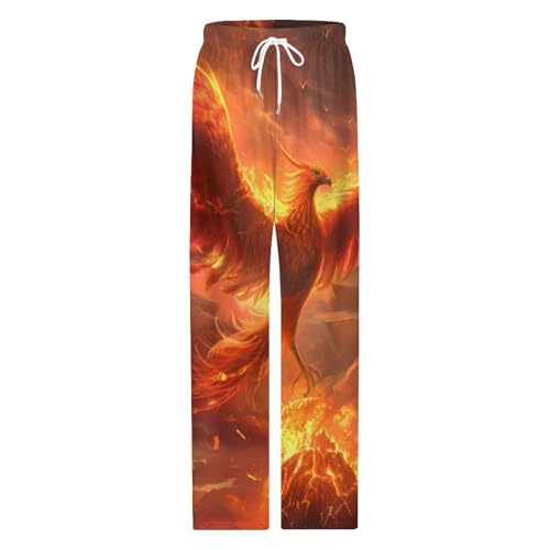 Animal Phoenixsbird Mens Pajama Pants Print Lounge Pant PJ Bottoms Sleepwear Loungewear4