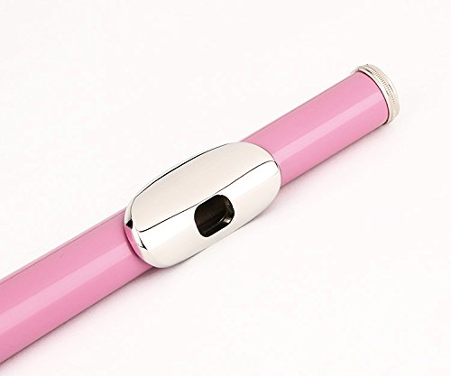 Image of Glory Closed Hole C Flute With Case, Tuning Rod and Cloth and Gloves, Light pink