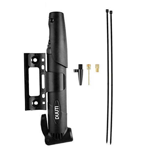 Flameer Mini bomba de bicicleta, mão bomba de ar com suporte bomba de bicicleta bomba de mão com vál