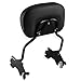 Detachable Gloss Black Passenger Backrest Sissy Bar with Pad & Docking Hardware Kit, Quick-Release, Compatible with 2018-UP Harley Softail Fat Boy, Breakout FLFB, FLFBS, FXBR, FXBRS 114