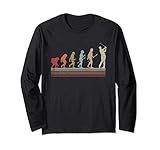 Photo Gallery divertente golf retro style evolution of man idea regalo maglia a manica Photo Gallery divertente golf retro style evolution of man idea regalo maglia a manica