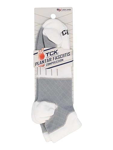 Image of TCK Plantar Fasciitis Relief Socks with Targeted Compression for Women and Men, Low Cut 20-30 mmHg Compression