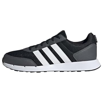 adidas Unisex - Adulto Run 50s Shoes, Core Black Cloud White Grey Six, 42 EU