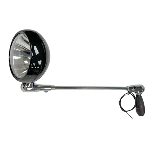 Unity 218030-0002 Spotlight fits 2019-2024 Chevrolet Silverado GMC Sierra 6in S04 Head with 100W Halogen Bulb, Black