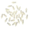 Housoutil 50pcs Repair Shutter Latch Plastic Fasteners Furniture Bolts Furniture Tools Indoor Shutters Shutter Replacement Bolt Shutter Repair Shutter Replacement Pins Repair Pins Beige