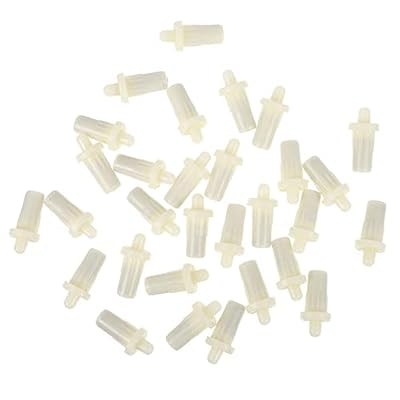Housoutil 50pcs Repair Shutter Latch Plastic Fasteners Furniture Bolts Furniture Tools Indoor Shutters Shutter Replacement Bolt Shutter Repair Shutter Replacement Pins Repair Pins Beige