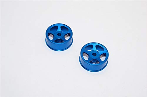 GPM XMods Generation 1 & Evolution Touring Upgrade Parts Aluminum Front Sinkage Rims (Star) - 1Pr Blue