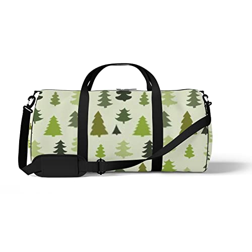 Bolsa de viagem grande para homens e mulheres, linda bolsa de viagem para plantas com árvores da flo