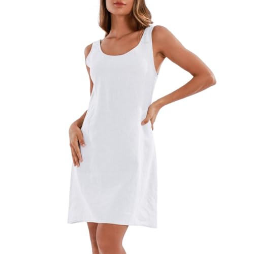 Robe débardeur lin Amazhiyu anti-chaleur légère et fluide