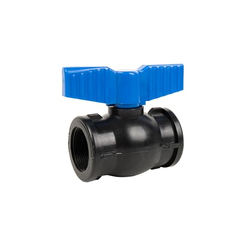 Cofan Válvula de Bola | Rosca Hembra-Hembra PP PN16 | Medida: 1 1/2 x 1 1/2