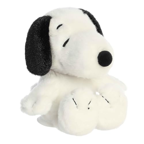 Aurora® Adorable Peanuts® Shoulderkins™ Snoopy Stuffed Animal - Officially Licensed Toys for All Snoopy Fans - Nostalgic Gift for Adults and Birthday Celebrations - White 4.5 Inches