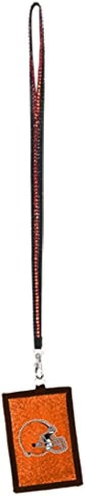 NFL Beaded Lanyard with Nylon Wallet