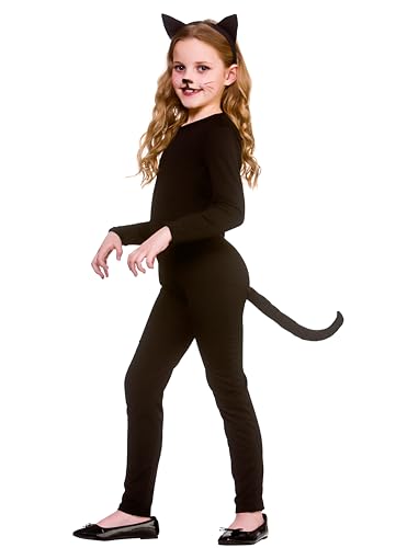 Wicked Costumes Girls Black Cat Fancy Dress Costume - X-Large (11-13 Years)