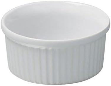 White Ceramic Ramekin 8cm x 3.5cm - Perfect Creme Brulee