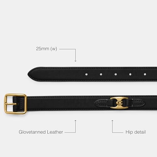 Coach 25mm Hip Detail Belt3