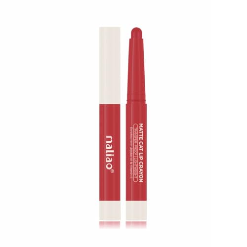 Image of Maliao Matte Cat Lip Crayon: Transfer-Proof & Lightweight (21-NUDE MOOD)