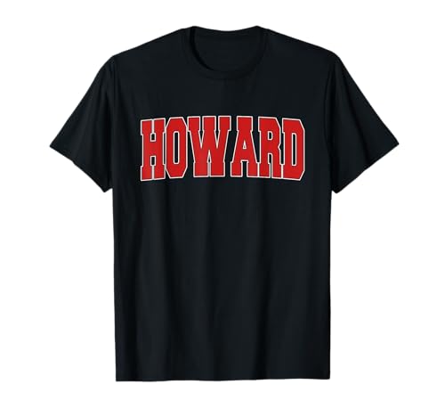 HOWARD WI WISCONSIN Varsity Style USA Vintage Deportes Camiseta