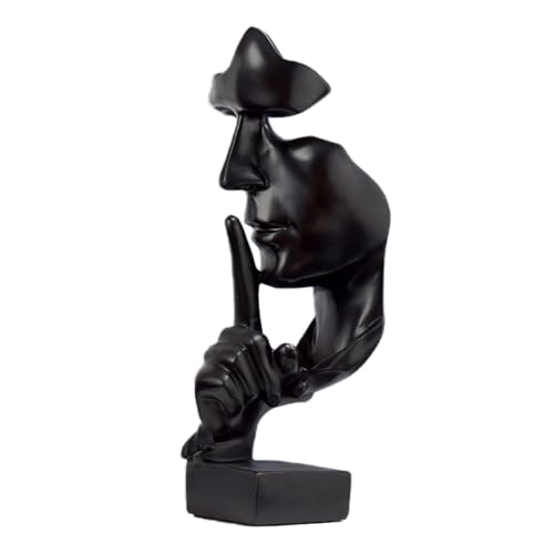 Estatua Pensador Silencio Es Oro Escultura Abstracta miniatura 7
