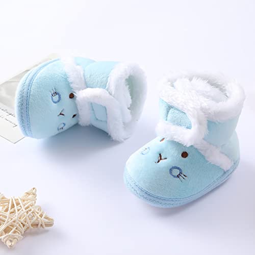 Baby Booties Infant Newborn Boys Girls Slippers Warm Crib Sock Shoes Indoor Snow Boots Toddler Warming Shoes3