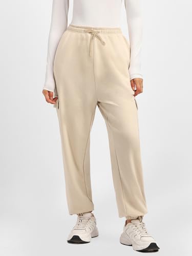 Image of JUNEBERRY 100% Pure Cotton Regular Fit Mid Rise Cargos with Pocket for Women & Girls
