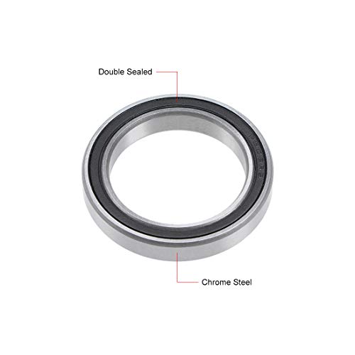 Uxcell A19010900UX0811 6806-2Rs Deep Groove Ball Bearing 30X42X7Mm Double Sealed Chrome Steel Bearings 1-Pack thumb #1