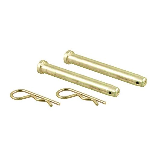 CURT 45925 Replacement Pins & Clips for Adjustable Trailer Hitch Ball Mount , Gold
