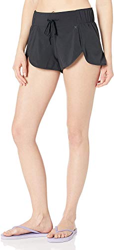 Bermuda de banho feminina Hajotrawa, Preto, L