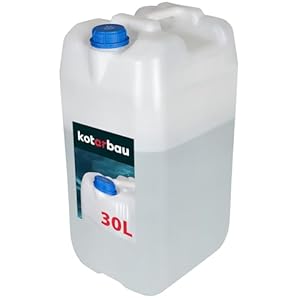 KOTARBAU® Wasserkanister 30L ohne Hahn Kunststoff Kanister für Wasser Kanister lebensmittelecht PE Trinkwasserbehälter mit Schraubverschluss Trinkwasser Kanister Wasserbehälter