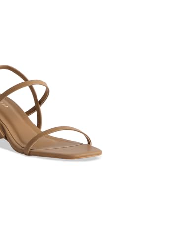 Image of ERIDANI Amaris Strappy Heels |Trendy Lightweight Durable Fashion Elegant Modern Design |Perfect Fit Soft Feel