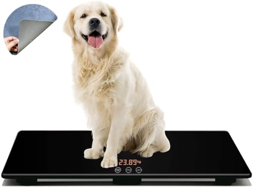 Báscula Digital para Mascota 220 lb, Negro