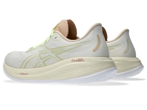 ASICS ASICS Women's Gel-Cumulus 26 Running Shoes, 5.5, Cream/Illuminate Yellow