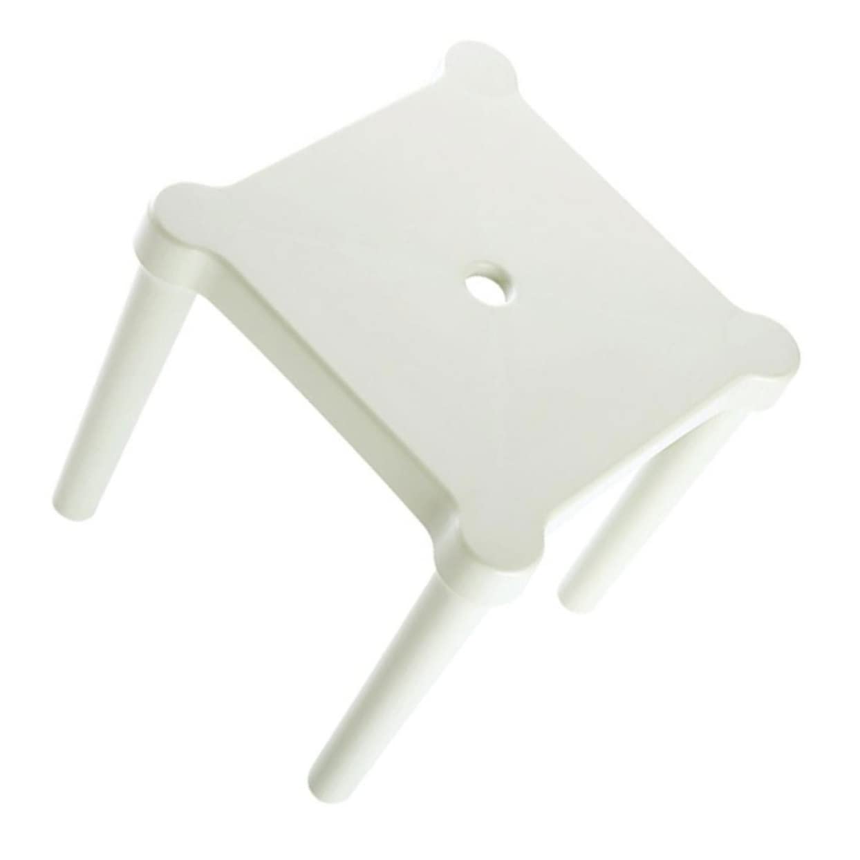 Mikinona Strong Sturdy Plastic Stool Anti-Skid Comfortable Square Seat Suitable for Indoor Outdoor Use Easy to Detach