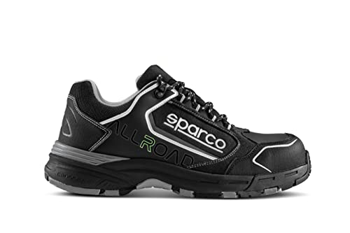 Sparco 0752844NRNR, Allroad S3 SRC, Zapatos de Seguridad de Trabajo, Negro, 44 EU Unisex Adulto, Multicolor, 42 50