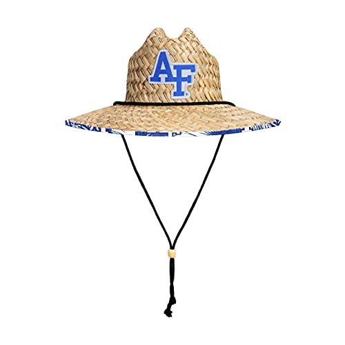 Image of FOCO Men's NCAA College Team Logo Floral Straw Sun Hat