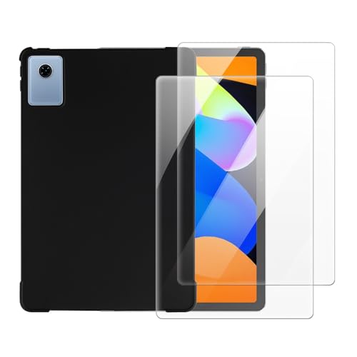 Etui Lenovo Idea Tab 4G 11.0 2025 coque silicone noir et protection ecran