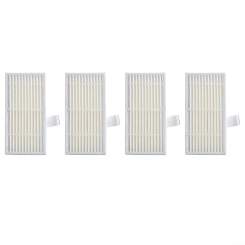 Replacement HEPA Filter for Cecotec for Conga 999 and for X-Treme Robot Vacuum Cleaner, Maintenance Accessory for Home Allergy, White 81x40x12mm(4 PACK)