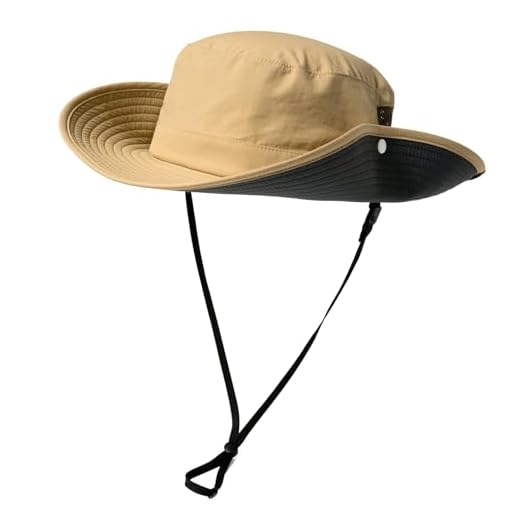 TOP-EX XL/XXL Sun Hat for Men with Big Head UPF 50 Wide Brim Waterproof Bucket Hat for Large Heads Breathable Foldable Outdoor Safari Hats for Hiking Fishing Walking Travel Khaki XL/XXL