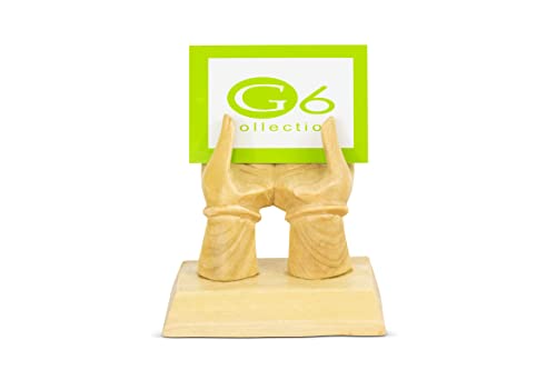 Soporte de madera hecho a mano para tarjetas decoración 7
