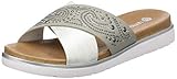  Remonte Damen D4050 Pantoletten, Silber (Ice/Silber 90), 41 EU