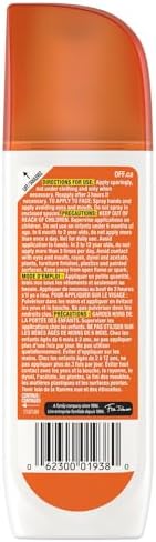 OFF! FamilyCare Insect & Mosquito Repellent Spray, 7% DEET Power-Dry Bug Protection, Multi-Insect Camping Hiking Outdoor Activities, Non-Staining Formula, Safe on Clothing & Skin, 175mL - 1