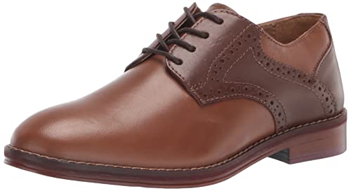 Johnston & Murphy Big Kid Conard Saddle Boys Lace-Up Dress Shoe