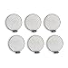 Produktbild SEBSON Handtuchhalter selbstklebend 6er Set - Edelstahl Klebehaken, Handtuchhaken für Badezimmer, Küche, Garderobe - Wandhaken 35x35x16mm Silber