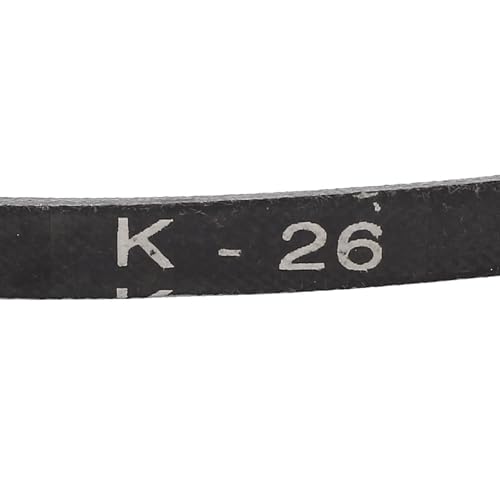 sourcing map Außenumfang 660mm Gummi 620mm Innenumfang K Typ K26 Maschinenantrieb Keilriemen schwarz