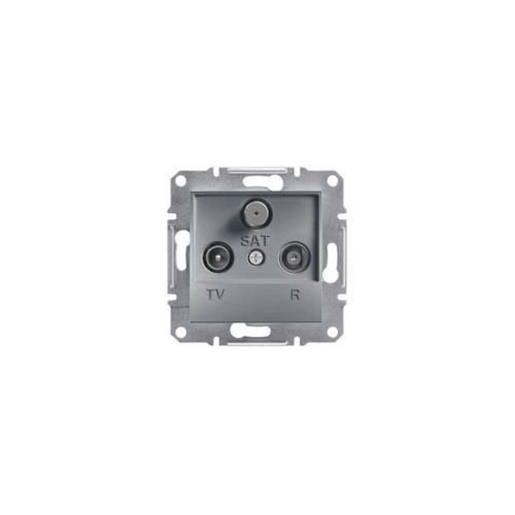 Schneider Electric eph3500162 Toma tv-r-sat End, Ash