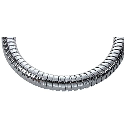 Manguera de acero inoxidable para ducha de 80 cm, pack de 2 flexibles antitorsión 6