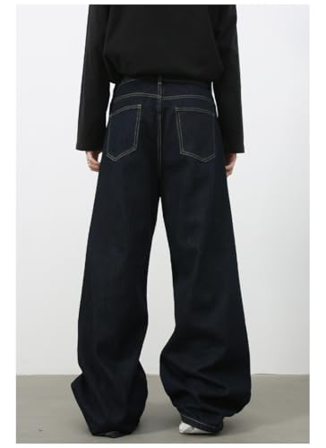 Men's Denim Jeans Wide Leg Casual American Loose Straight Leg Commuting Weekend Daily Pants for Men4