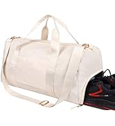 Sports Gym Bag Travel Duffel Bag Waterproof Weekender Overnight Tote Carry On Bag with Wet Pocket...