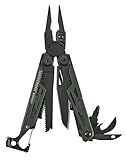 LEATHERMAN, Signal, 19-in-1 Multi-tool for Outdoors, Camping, Hiking, Fishing, Survival, Durable & Lightweight EDC, Made in the USA, Topographical Print